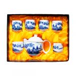 Подарочный набор "Голубая гора" (6 пиал, чайник). Изображение №2
