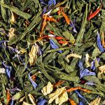 Зеленый ароматизированный чай Клубничная поляна