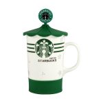 Кружка с крышкой "Starbucks" (карусель) 480 мл. Изображение №2