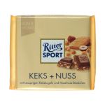 Шоколад молочний Ritter Sport "Печиво і лісовий горіх" 100 г