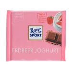 Шоколад молочный Ritter sport "Клубника в йогурте" 100 г