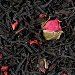 Чорний чай Малина - троянда 50 г