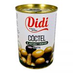 Оливки з кісточкою з солоними огірками Діді Didi coctel ж/б 120/280g